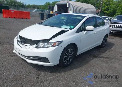 2015 Honda Civic Ex из США, поврежденный, VIN 19XFB2F87FE219065